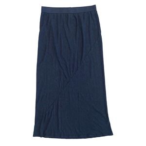 Eileen Fisher Hemp Organic Cotton Maxi A-Line Skirt Size Petite Medium G…